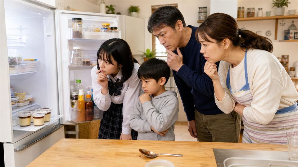 Family Investigates Missing Pudding photo