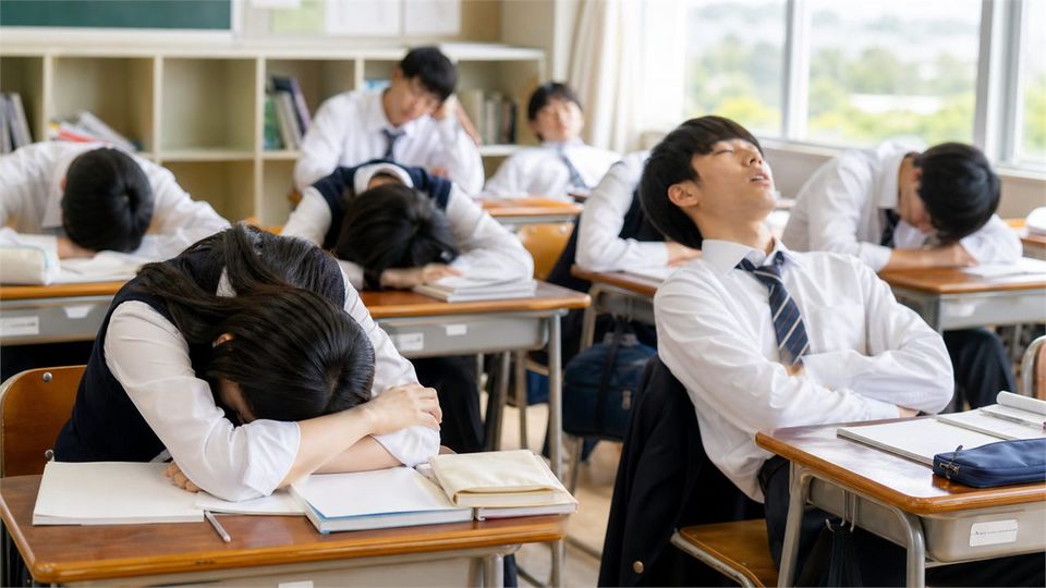 Students Ask for Nap Class photo