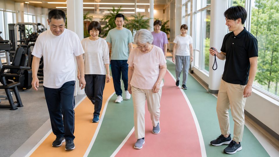 Community Gym Opens Slow Walking Lane photo