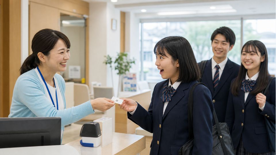 Town Opens a Smile Counter photo