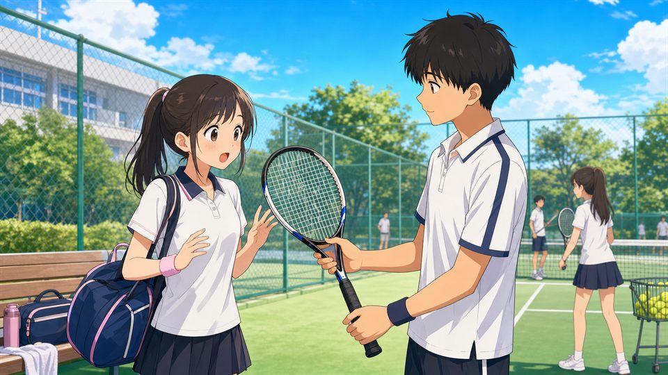 The Spare Racket illustration